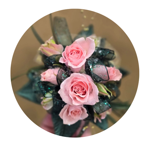 Wrist and Pin On Corsage
