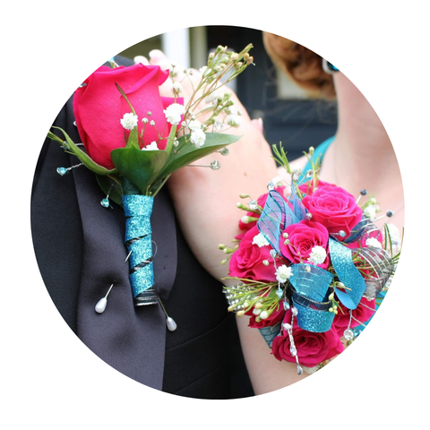 Wrist and Pin On Corsage