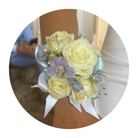 Wrist and Pin On Corsage