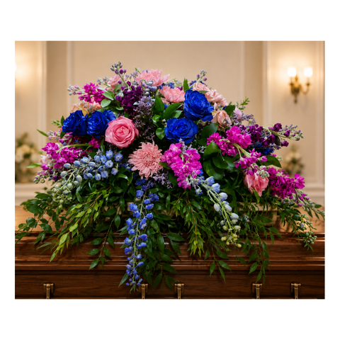 Hearts Remember – Casket Spray