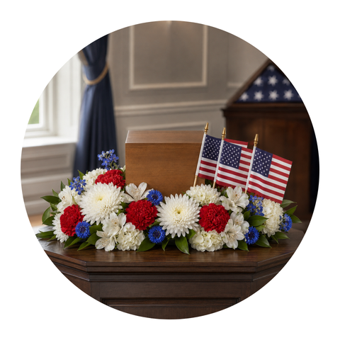 A Life in Bloom - Custom Urn Arrangements
