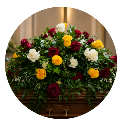 Hearts Remember – Casket Spray