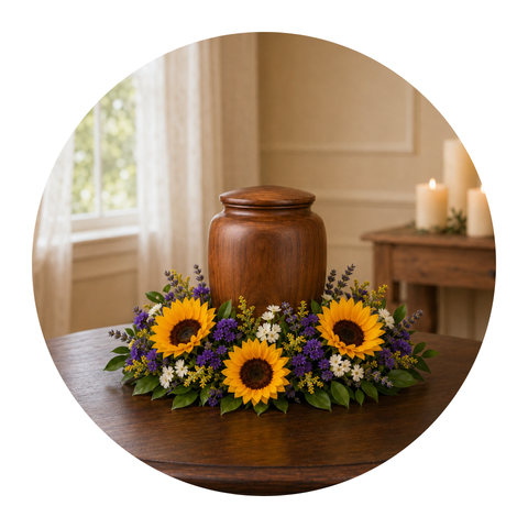 A Life in Bloom - Custom Urn Arrangements
